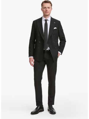 Pierre Cardin Erkek Siyah Ex. Slim Fit Takım Elbise 50325157-VR046