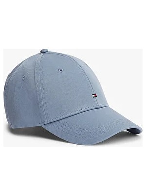 Tommy Hilfiger Th Flag Pamuk 6 Panel Şapka Mavi Renk