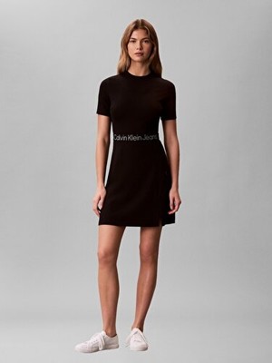 Calvin Klein Kadın Tape Milano Elbise