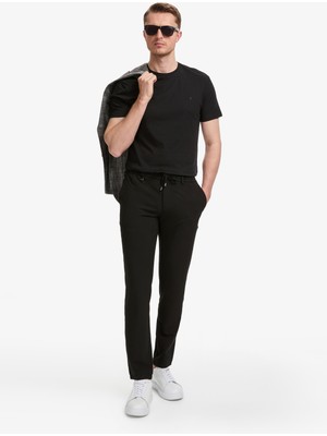 Pierre Cardin Erkek Siyah Ex. Slim Fit Kumaş Pantolon 50324836-VR046