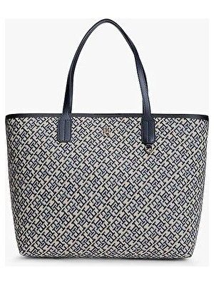 Tommy Hilfiger Th Icon Tote Jacquard El Çantas