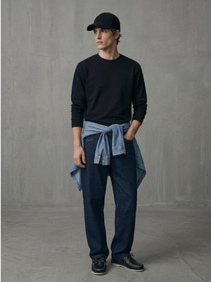 LTB Interlok Basic Antrasit Sweatshırt