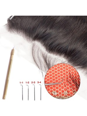 Tül Peruk Tepelik Işleme Tığ Seti