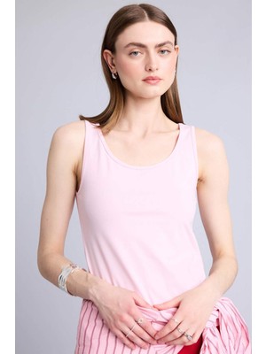 DeFacto Slim Fit Basic Düz Yuvarlak Yaka Atlet C3923AX26SM