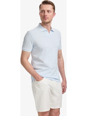 Pierre Cardin Erkek Açık Mavi Slim Fit Tişört 50321029-VR003