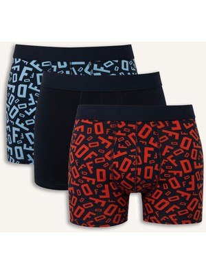 DeFacto Regular Fit 3'lü Boxer H3432AX26SP