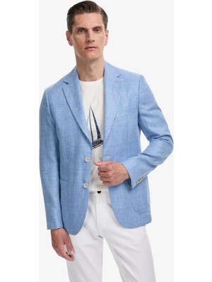 Cacharel Erkek Mavi Slim Fit Ceket 50319429-VR036