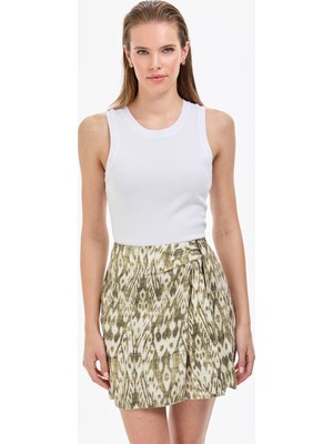 Pierre Cardin Kadın Beyaz Ex. Slim Fit Örme Bluz 50325446-VR013