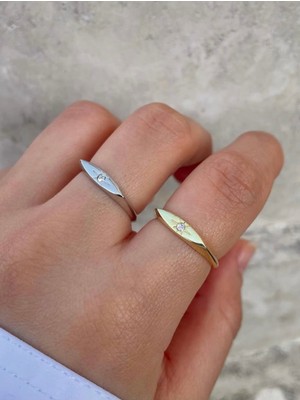 Wind Silver Kutup Minimal Ayarlı Yüzükler