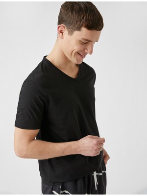 Koton Slim Fit Basic Tişört