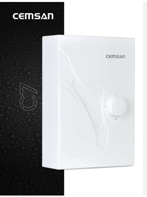 Cemsan C7 Yeni Nesil Karbon Izi Güneş Enerji Sistemine Uyumlu Elektrikli Şofben