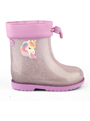 Igor Yağmur Çizmesi Bimbi Unicornio Glitter W10339 Malva/mauve