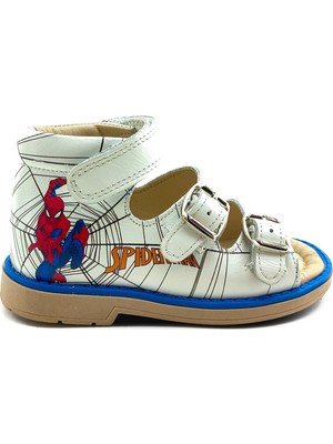 Ortoplus Deri Ortopedik Bebe Sandalet K C725 Spiderman