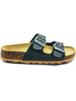 Superfit Ortopedik Çocuk Terlik Çift Bantlı P 800111-0000 - Siyah Schwarz