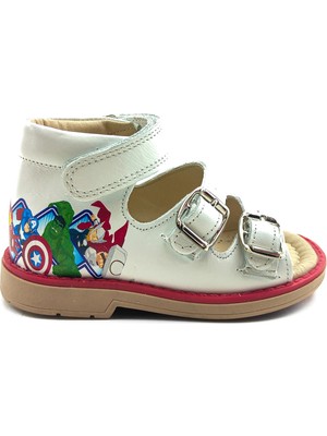 Ortoplus Deri Ortopedik Bebe Sandalet K C725 Marvel