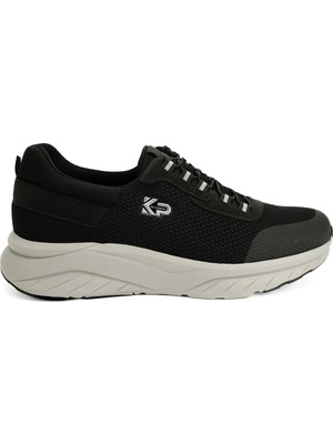 King Paolo Sneaker Tekstil Yürüyüş Erkek Ayakkabı KP1267 Siyah