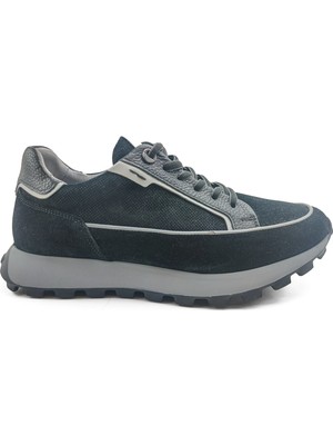 Ortoplus Ortopedik Deri Erkek Sneaker Ayakkabı CF2683 Siyah