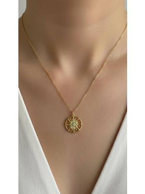 Wind Silver Güneş Mix Kolye 925 Ayar