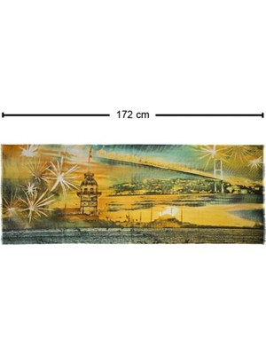 MidasTech Kız Kulesi Eşarp Şal Nemere