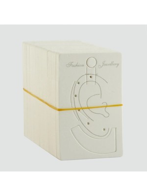 MidasTech Kıkırdak Küpe Kartı Küçük 100 Adet Nemere