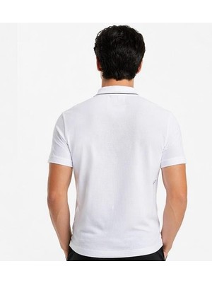 Lacoste Fermuar Yaka Regular Fit Beyaz