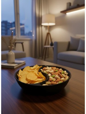 Nemere Dekoratif Siyah Çerezlik Kase 4’lü Set 3X12 cm