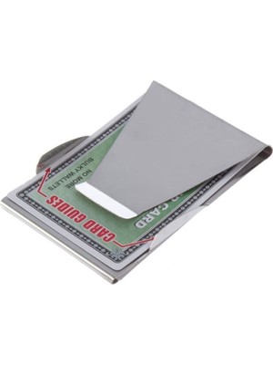 Nuveden Paslanmaz Çelik Cüzdan Slim Clip (4881) NVDN-RSGO34