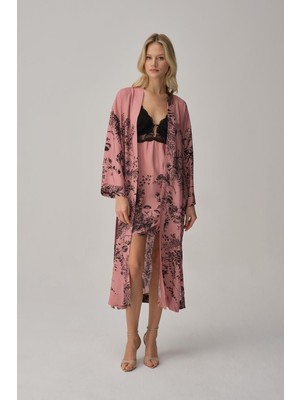 Pierre Cardin Vegan Ipek Saten Dörtlü Gelin Çeyiz Takımı - LX.25244 Rose