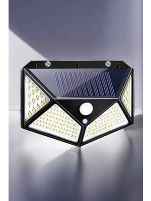 Mrt Teknik Güneş Enerjili Bahçe Aydınlatma Lambası Solar 100 LED Lamba