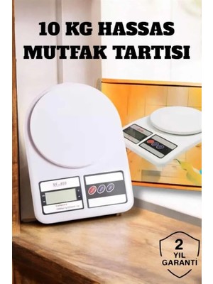 Mrt Teknik Net LCD Ekran ve Otomatik Kapanma Özelliği ile Uzun Ömürlü Dijital Mutfak Tartısı