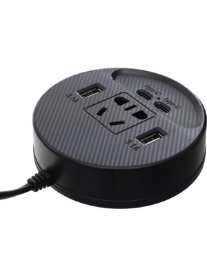 Mrt Teknik Araç Içi Power Inverter Çoklu USB Girişli Hızlı ve Güvenli Şarj