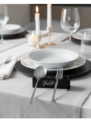 3D Özel Baskı 6’lı Kaşık Çatal Servis Standı Masa Üstü Düzenleyici