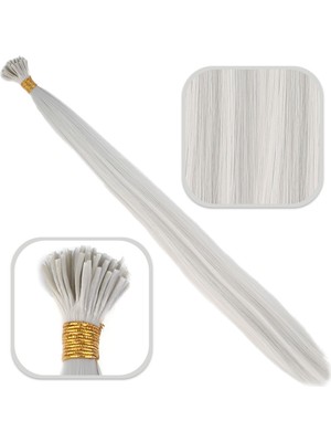 Fiber Sen Boncuk Kaynaklık Renkli / Gri / 100 Adet