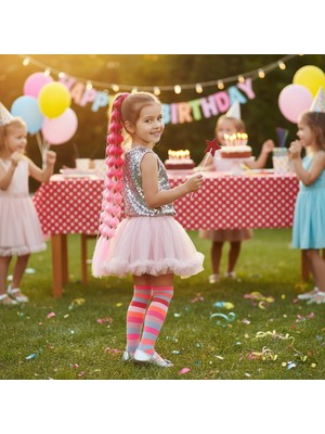 Bn Örgülü Lastikli At Kuyruğu / ACM10