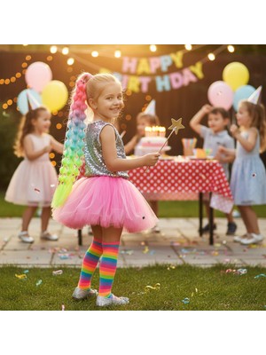 Bn Örgülü Lastikli At Kuyruğu / ACM13