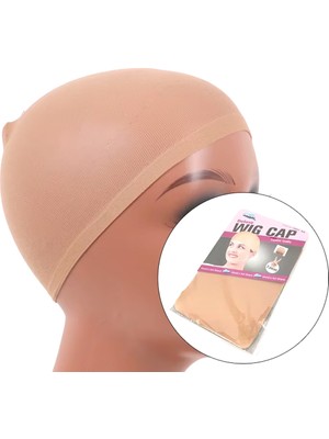 Peruk Takım Bonesi &amp; Filesi / Ten Rengi / 1 Paket / 2 Adet