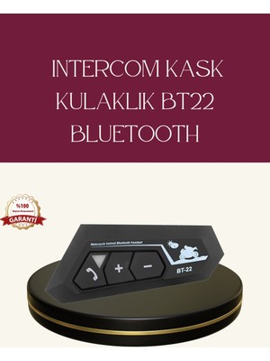 Motosiklet Sürüşleri Için BT22 Kask Bluetooth Kulaklık Mikrofonlu