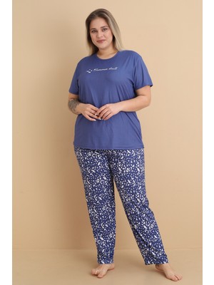 Wordex Mirano 9400 Summer Thrill Kısa Kollu Pegasus Büyük Beden Kadın Pijama Takımı