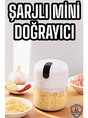 El Rondosu Mini Şarjlı Doğrayıcı Taşınabilir 250 ml