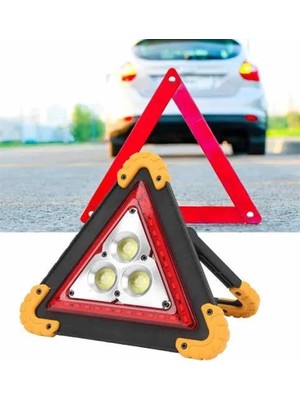 Mrt Teknik Solar Şarjlı Çok Fonksiyonlu Reflektör Işıklı Ikaz Lambası Acil Durum Reflektörü Acil Durum Uyarı Lambası