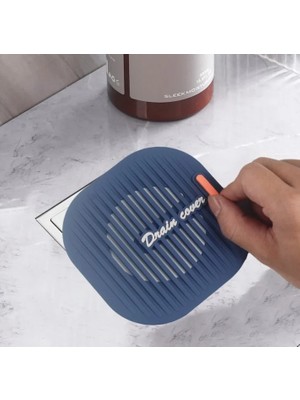 DS LLC Süzgeçli Lavabo Gider Koruyucu Mat Gri