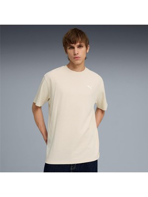 Puma 692018 87 Ess Elevated Erkek Geniş Kalıp Kuş Gözü Jakarlı T-Shirt