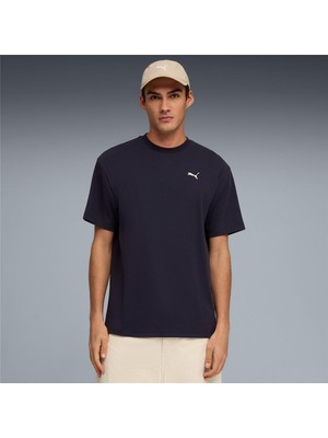 Puma 692018 16 Ess Elevated Erkek Geniş Kalıp Kuş Gözü Jakarlı T-Shirt