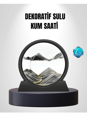 Zarif Cam Kum Saati – Ofis, Ev Raf Dekoru Için Estetik Tasarım