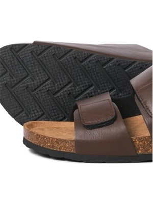 Jack & Jones Erkek Terlik 12292047 Jfwbrunswıck Pu Strap Sandal