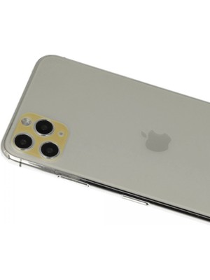 Moresun Buğz Iphone 11 Pro Max Rainbow Kamera Lens Koruma Cam - Gold