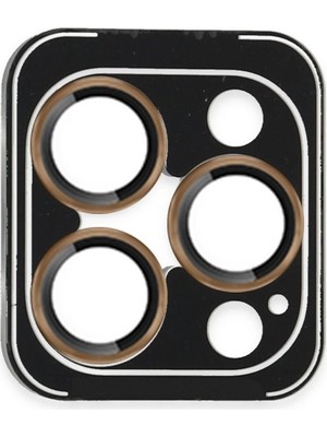 Moresun Buğz Joko  Iphone 16 Pro Max Pvd Metal Kamera Lens - Gold