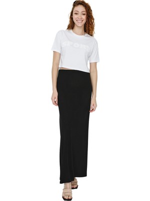 Select Moda Kadın Örme Maxi Etek