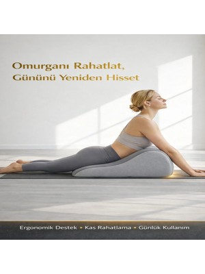 Viscora Çok Amaçlı Ortopedik Bel Minderi – Visco Yastık, Yıkanabilir Kılıf, Space Memory Foam – Dinlenme, Rahatlama ve Keyifli Kullanım İçin – Ofis, Ev ve Kamp