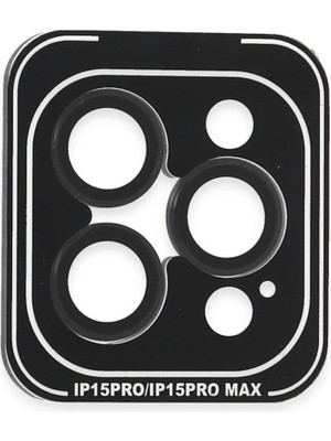 Moresun Buğz Joko  Iphone 15 Pro Max Pvd Metal Kamera Lens - Siyah